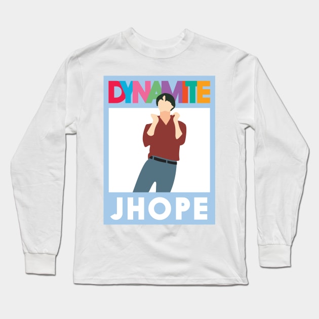 BTS DYNAMITE JHOPE Long Sleeve T-Shirt by YoshFridays